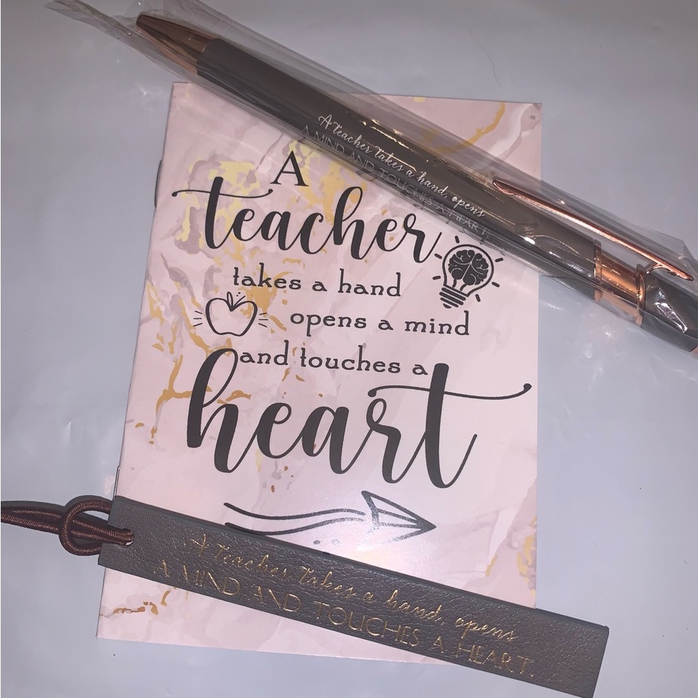Teacher Pen Notepad & Bookmark gift sets - Picture 8 of 12